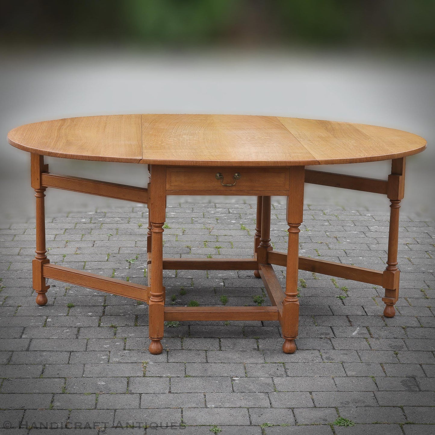 Peter Hall of Staveley Arts & Crafts Lakes School English Oak Dining Table
