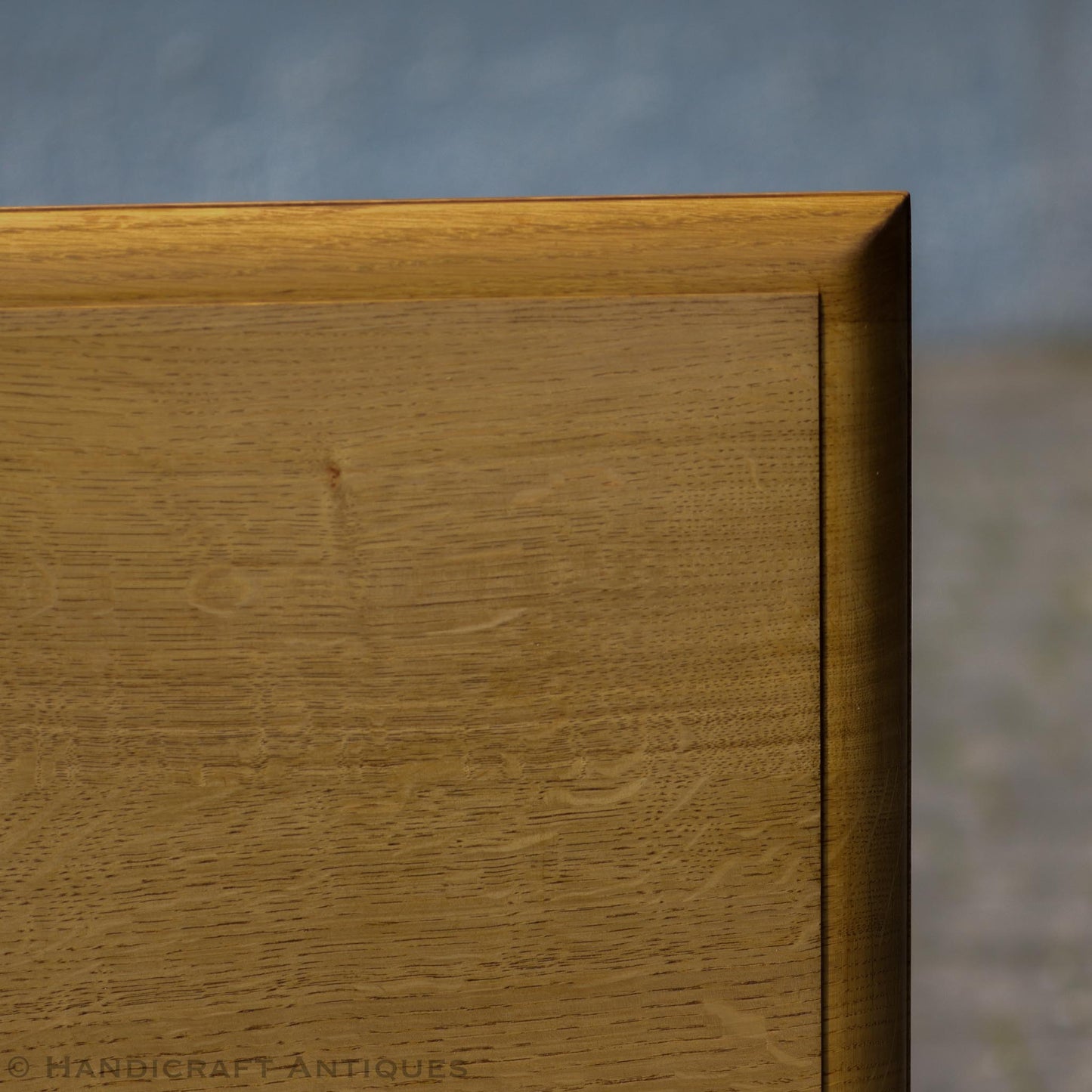 Andrew Jordon Arts & Crafts Lakes School English Oak Pedestal Desk