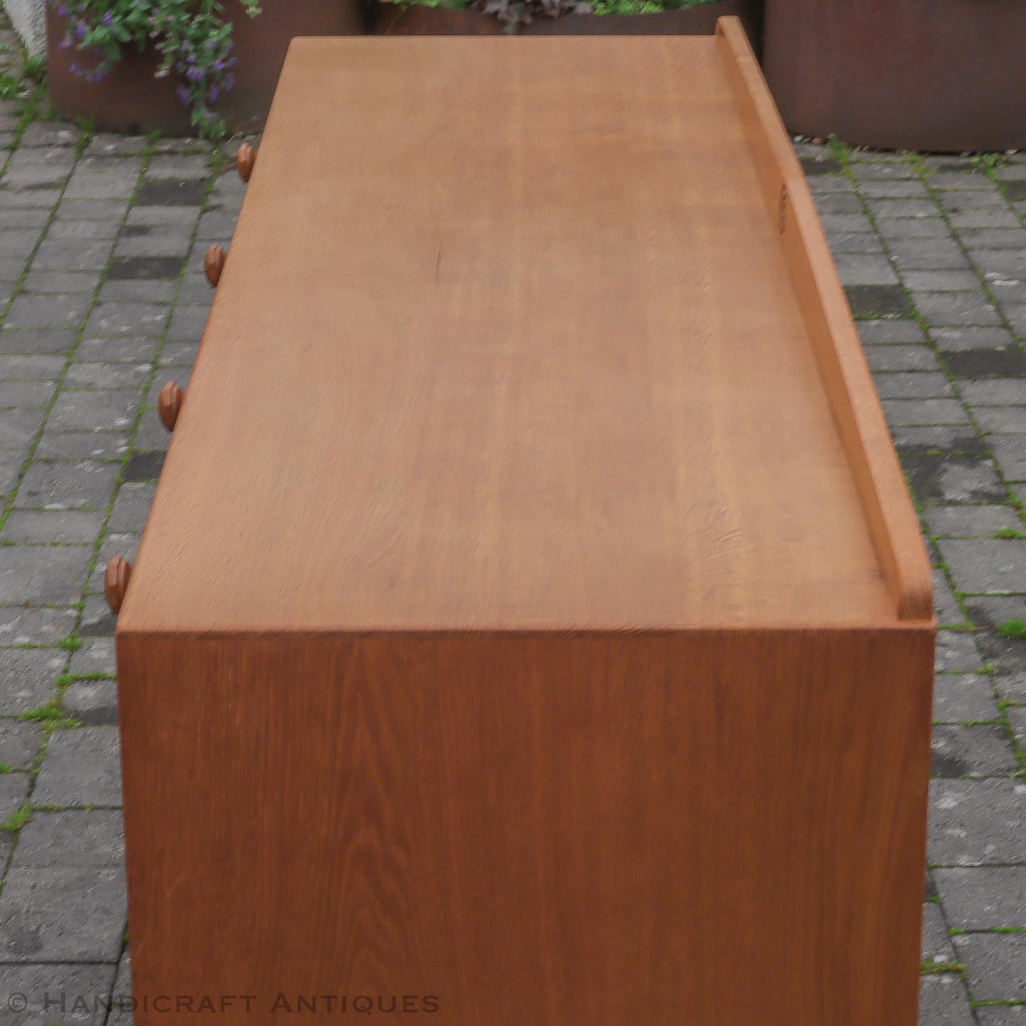 Arts & Crafts Cotswold School English Oak Sideboard by White Rose Studio