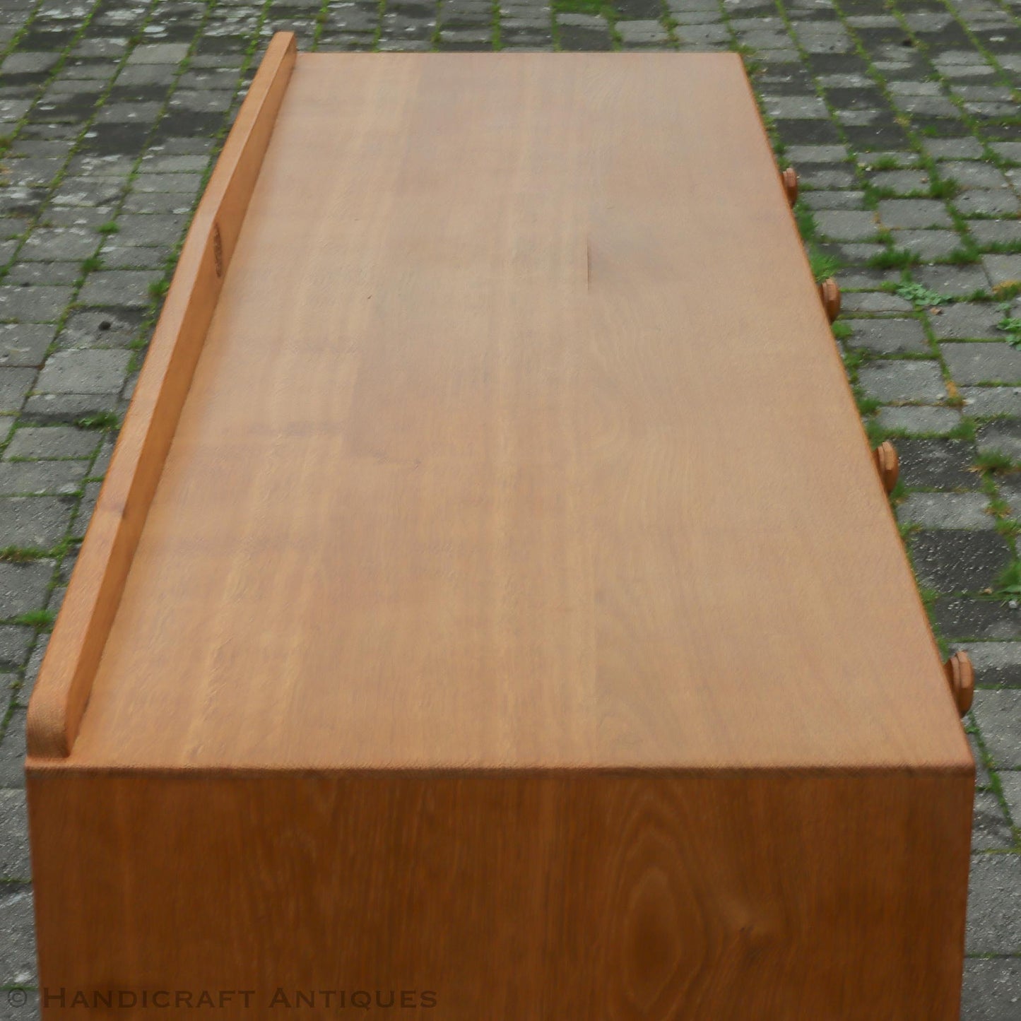 Arts & Crafts Cotswold School English Oak Sideboard by White Rose Studio
