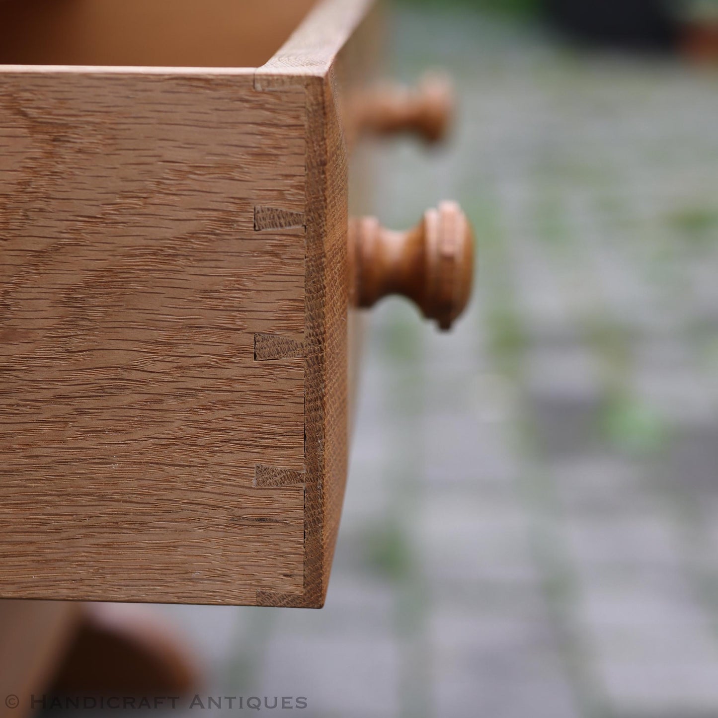 Arts & Crafts Cotswold School English Oak Sideboard by White Rose Studio