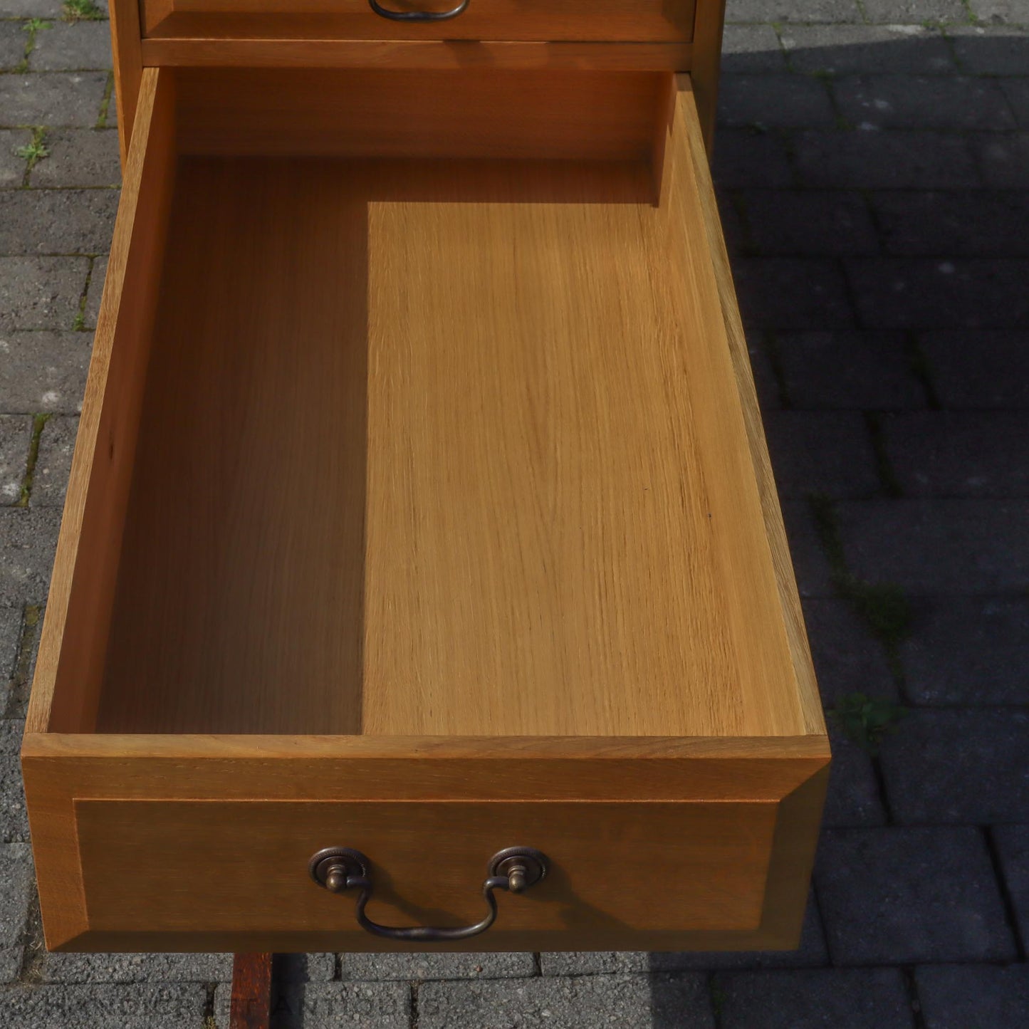 Andrew Jordon Arts & Crafts Lakes School English Oak Pedestal Desk