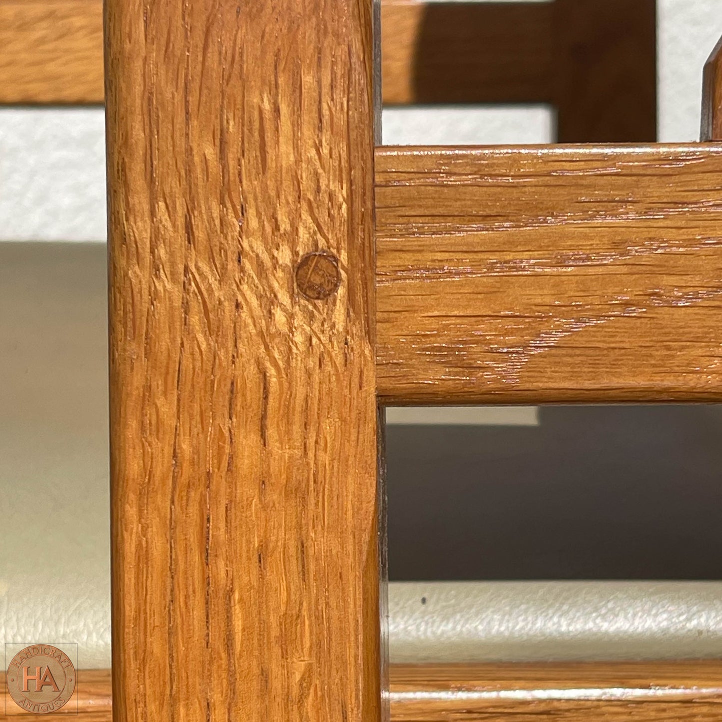 Set of 6 'Unicornman' Arts & Crafts Yorkshire School English Oak Chairs