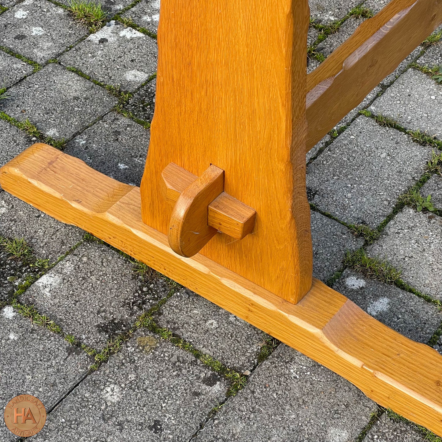 K. A. Wilkinson Arts & Crafts Yorkshire School English Oak Dining Table
