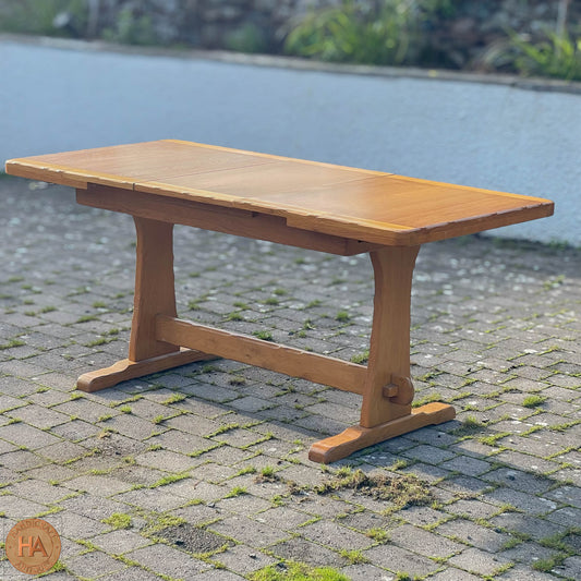 K. A. Wilkinson Arts & Crafts Yorkshire School English Oak Dining Table