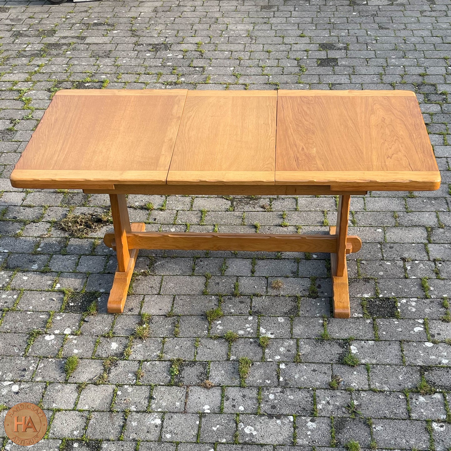 K. A. Wilkinson Arts & Crafts Yorkshire School English Oak Dining Table