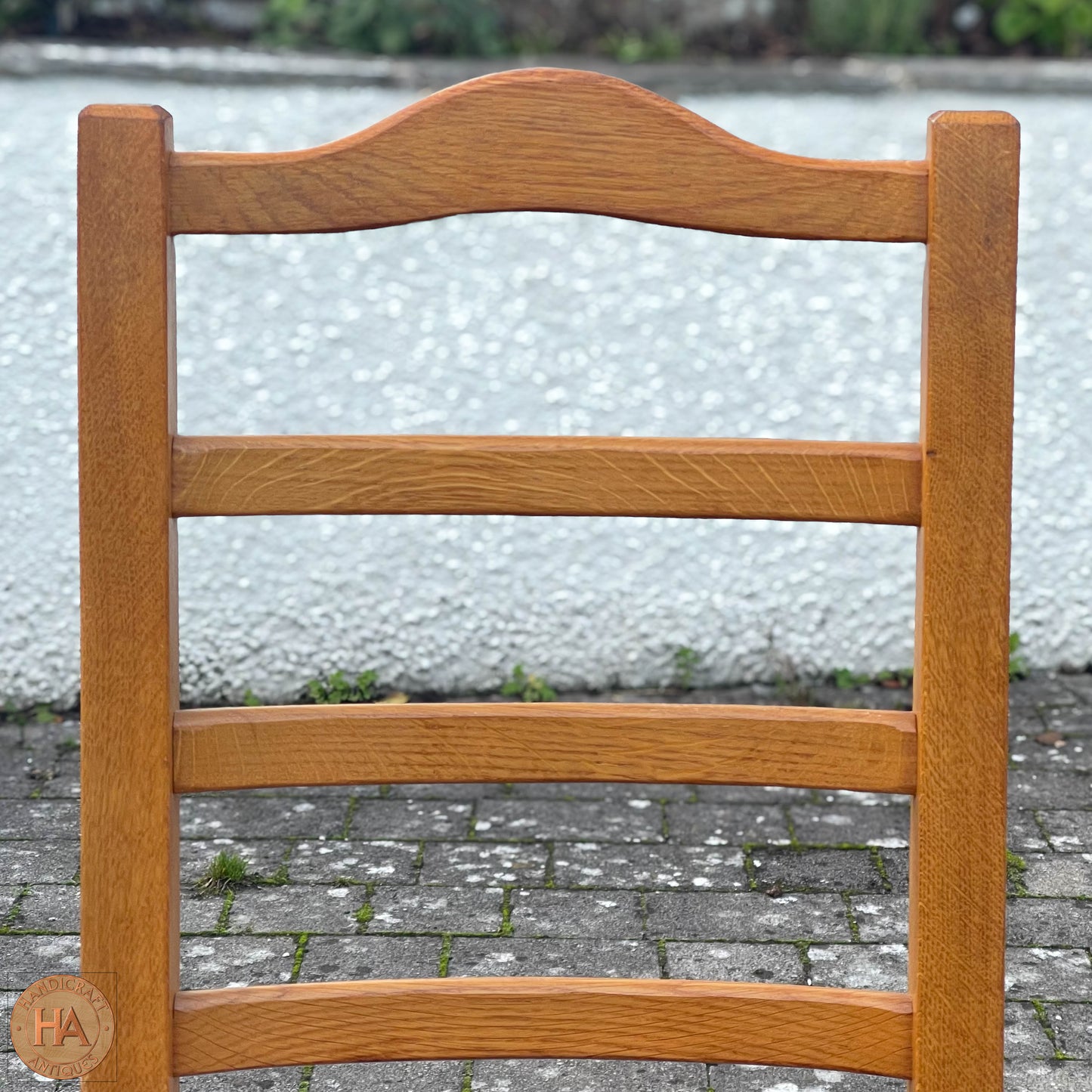 Set of 4 K. A. Wilkinson Arts & Crafts Yorkshire School English Oak Chairs