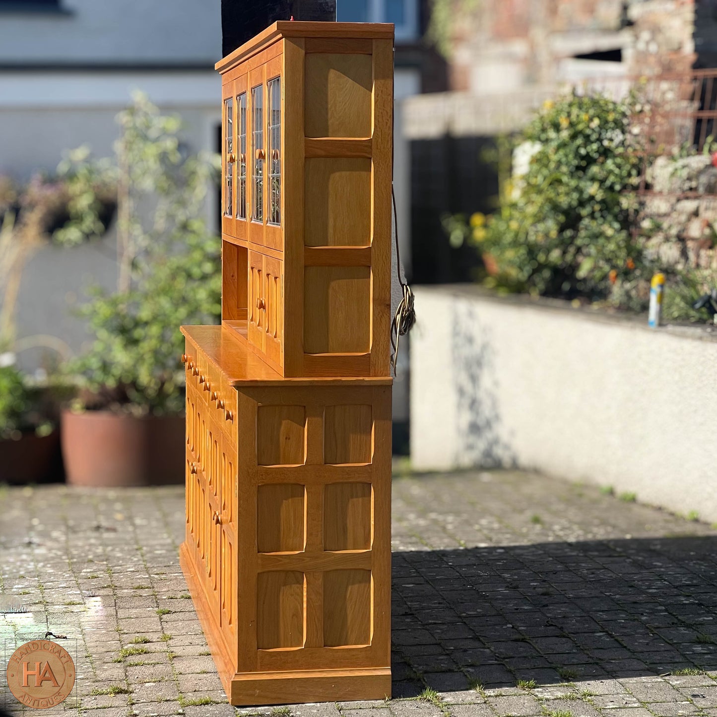 K. A. Wilkinson Arts & Crafts Yorkshire School English Oak Dresser 1989.