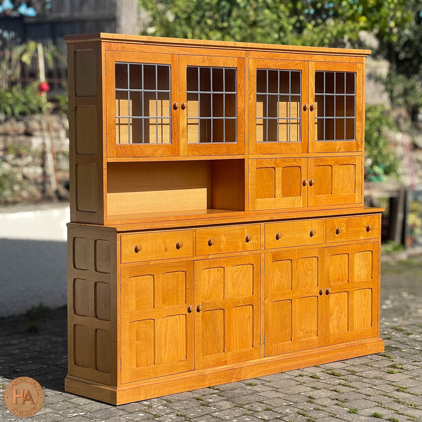 K. A. Wilkinson Arts & Crafts Yorkshire School English Oak Dresser 1989.