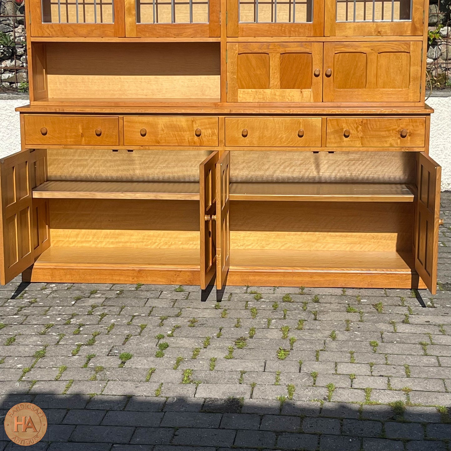 K. A. Wilkinson Arts & Crafts Yorkshire School English Oak Dresser 1989.