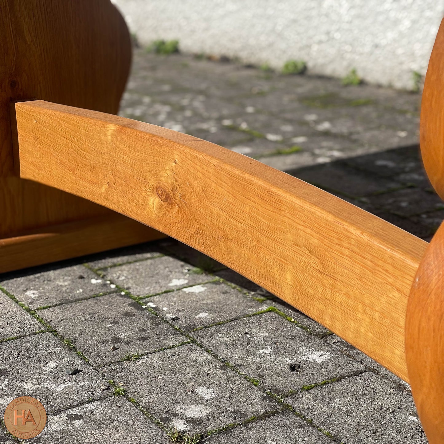 Unicornman (Coxwold Cabinet Makers) Arts & Crafts Yorkshire School Oak Dining Table