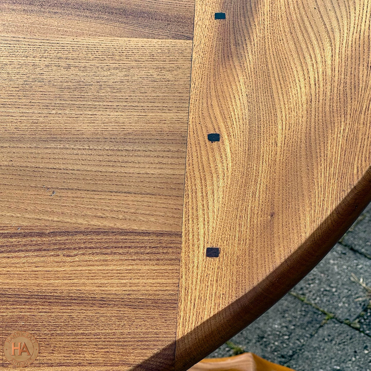Phil Coles Arts & Crafts Cotswold School Elm Dining Table