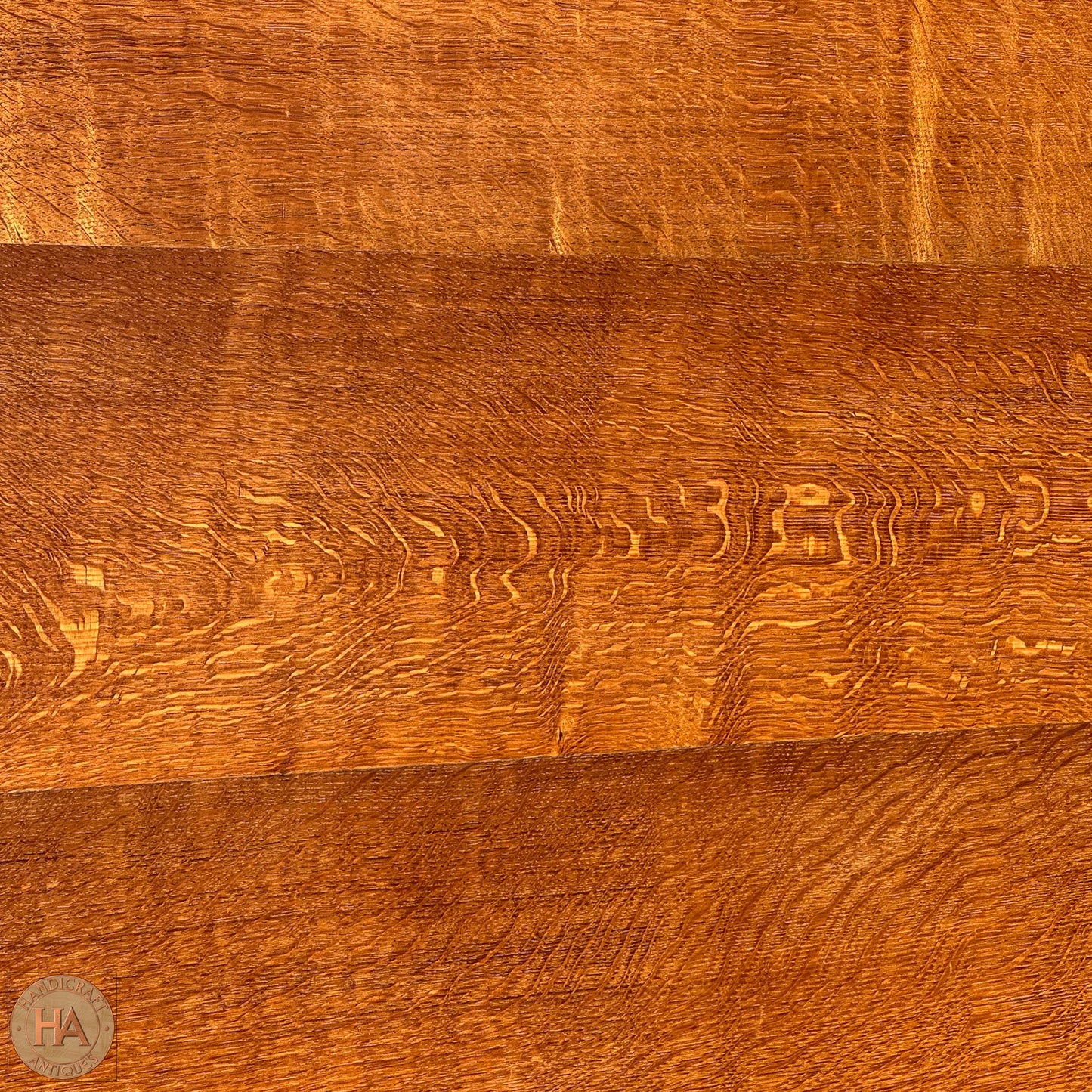 Horace 'Knightman' Knight Arts & Crafts Yorkshire School English Oak Dining Table c. 1980.