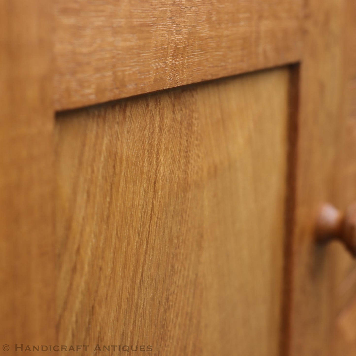 Arts & Crafts Cotswold School English Oak Sideboard by White Rose Studio