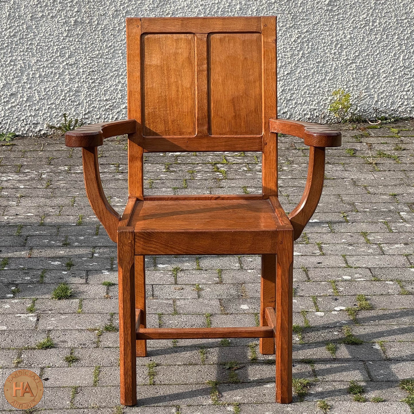 Set of Six Acornman  (Ex-Mouseman) Arts & Crafts Yorkshire School English Oak Chair