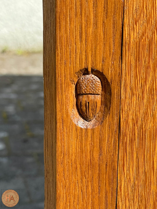 Acornman (Ex-Mouseman) Arts & Crafts Yorkshire School English Oak Dresser