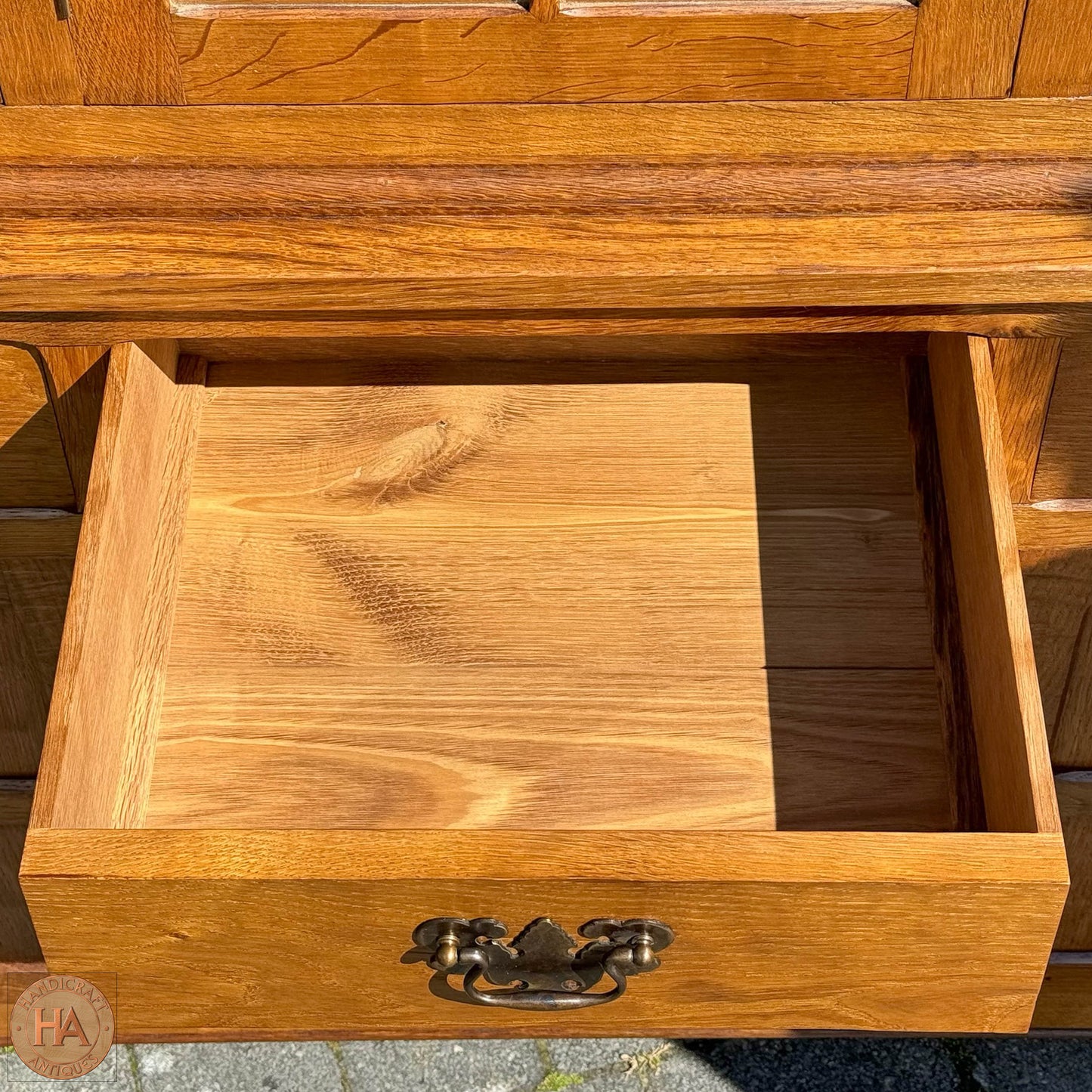 Acornman (Ex-Mouseman) Arts & Crafts Yorkshire School English Oak Dresser