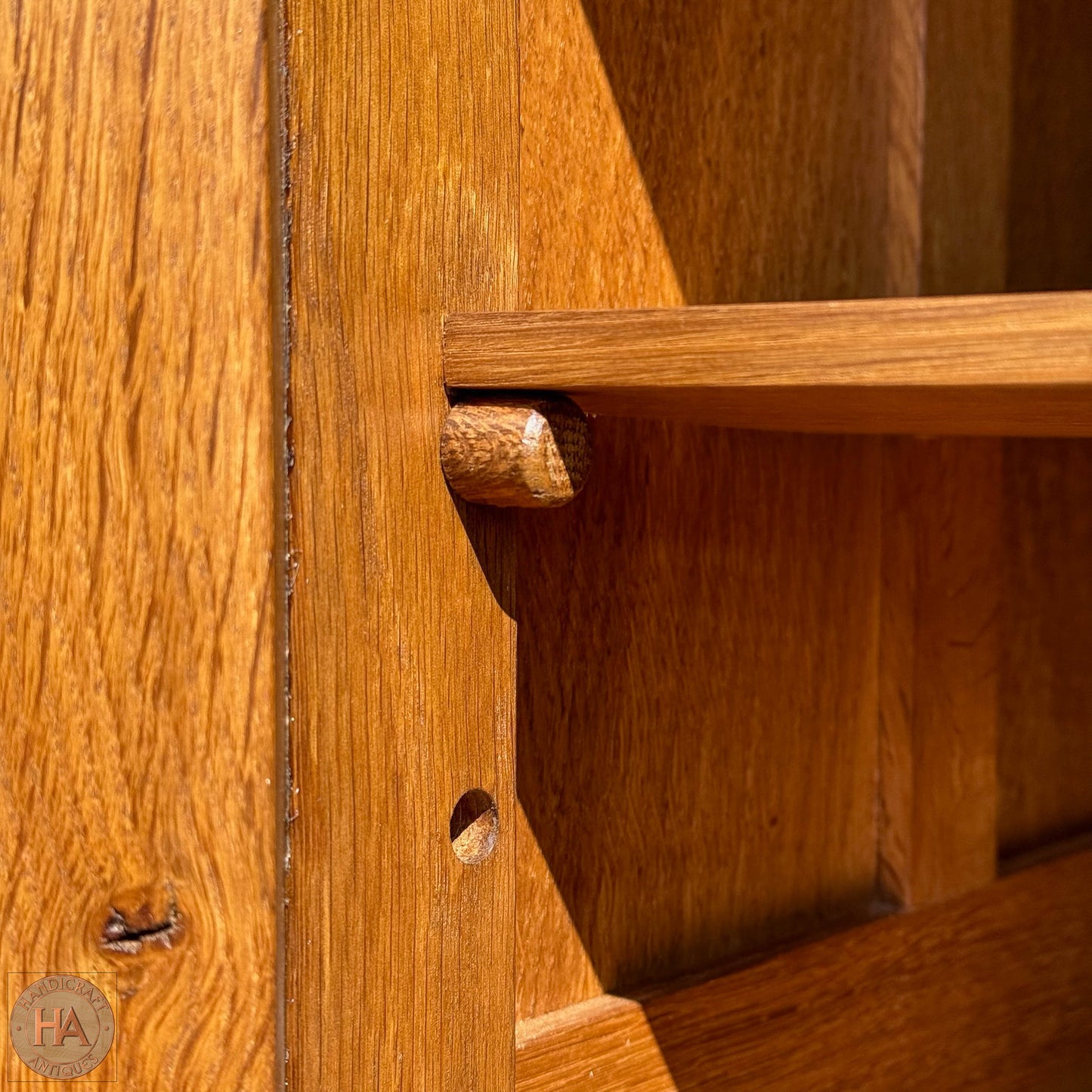 Acornman (Ex-Mouseman) Arts & Crafts Yorkshire School English Oak Dresser