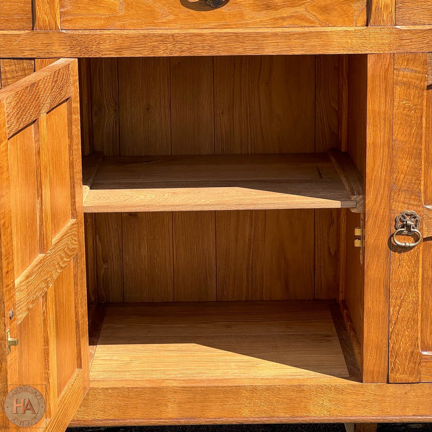 Acornman (Ex-Mouseman) Arts & Crafts Yorkshire School English Oak Dresser