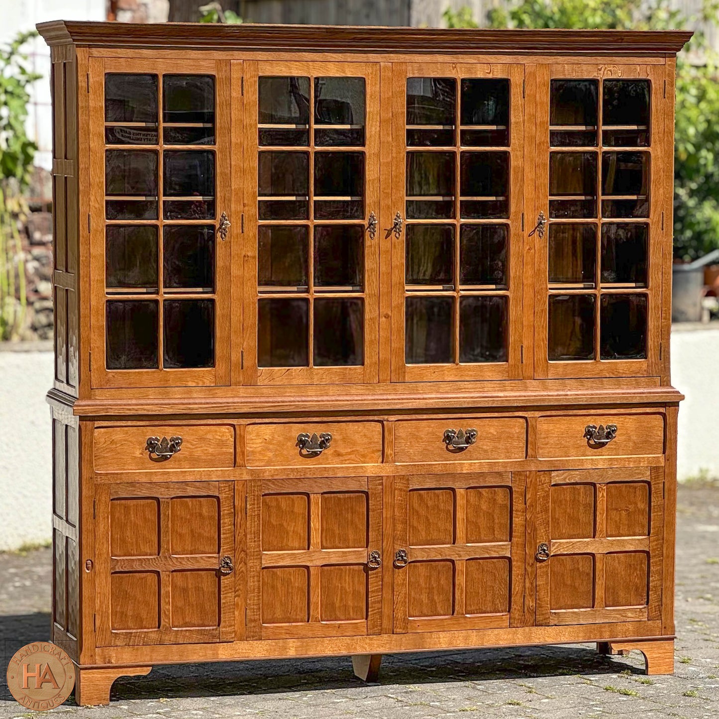 Acornman (Ex-Mouseman) Arts & Crafts Yorkshire School English Oak Dresser