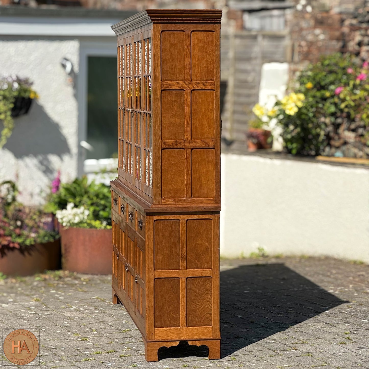 Acornman (Ex-Mouseman) Arts & Crafts Yorkshire School English Oak Dresser