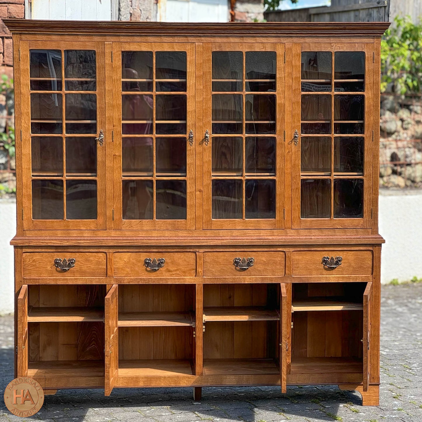 Acornman (Ex-Mouseman) Arts & Crafts Yorkshire School English Oak Dresser