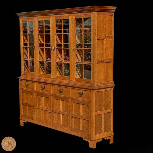 Acornman (Ex-Mouseman) Arts & Crafts Yorkshire School English Oak Dresser