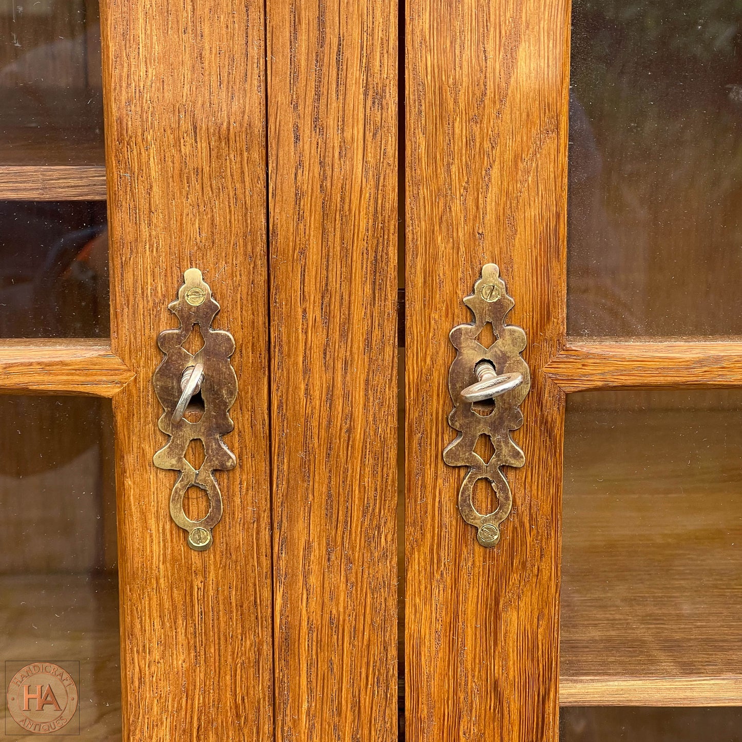 Acornman (Ex-Mouseman) Arts & Crafts Yorkshire School Oak Dresser Bookcase