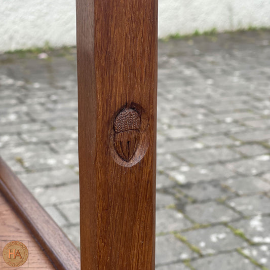 Acornman (Ex-Mouseman) Arts & Crafts Yorkshire School English Oak Tea Trolley