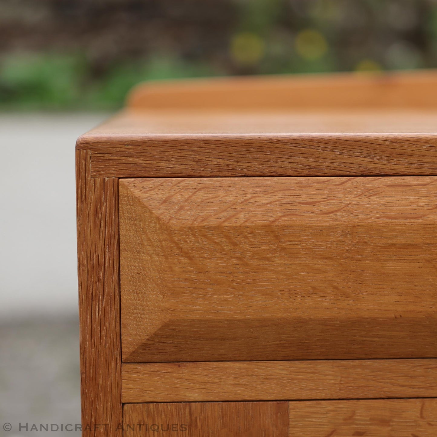 Arts & Crafts Cotswold School English Oak Sideboard by White Rose Studio