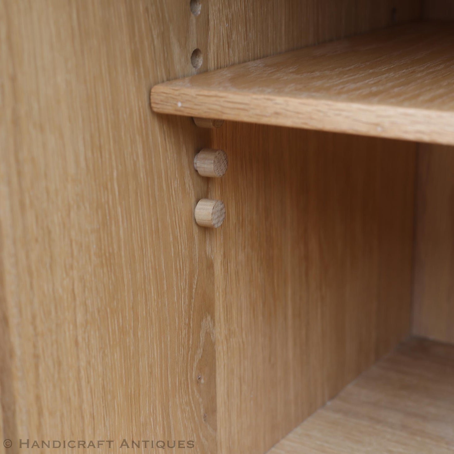 Arts & Crafts Cotswold School English Oak Sideboard by White Rose Studio
