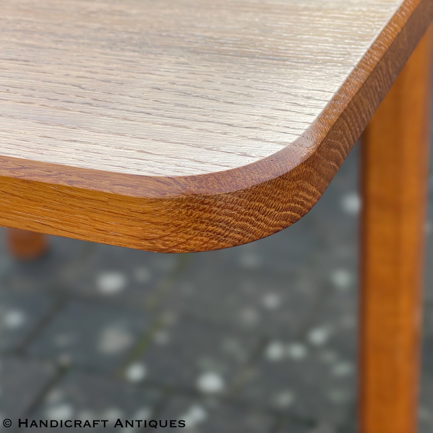 Albert Harrison Arts & Crafts Yorkshire School English Oak Dining Table