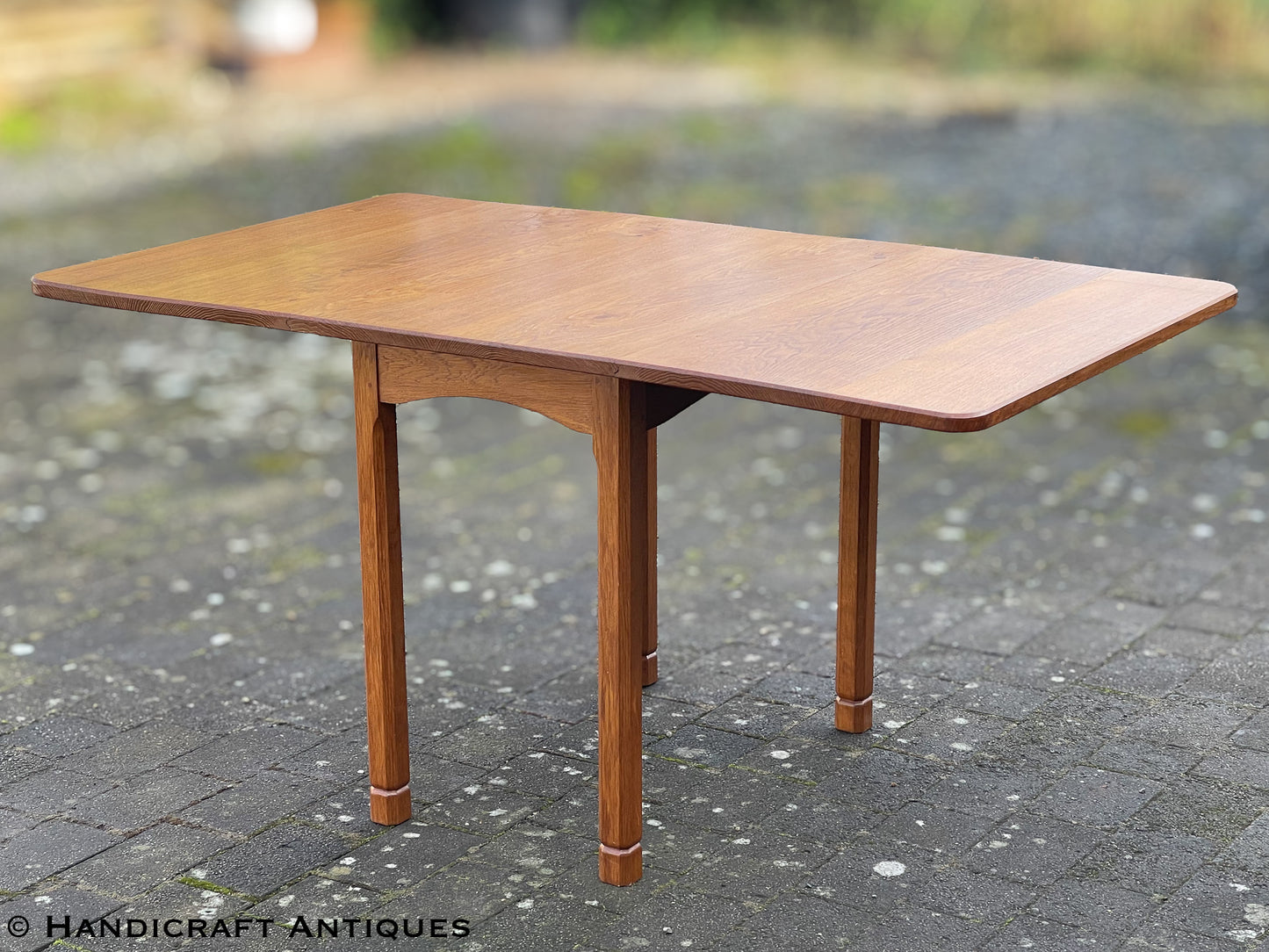 Albert Harrison Arts & Crafts Yorkshire School English Oak Dining Table