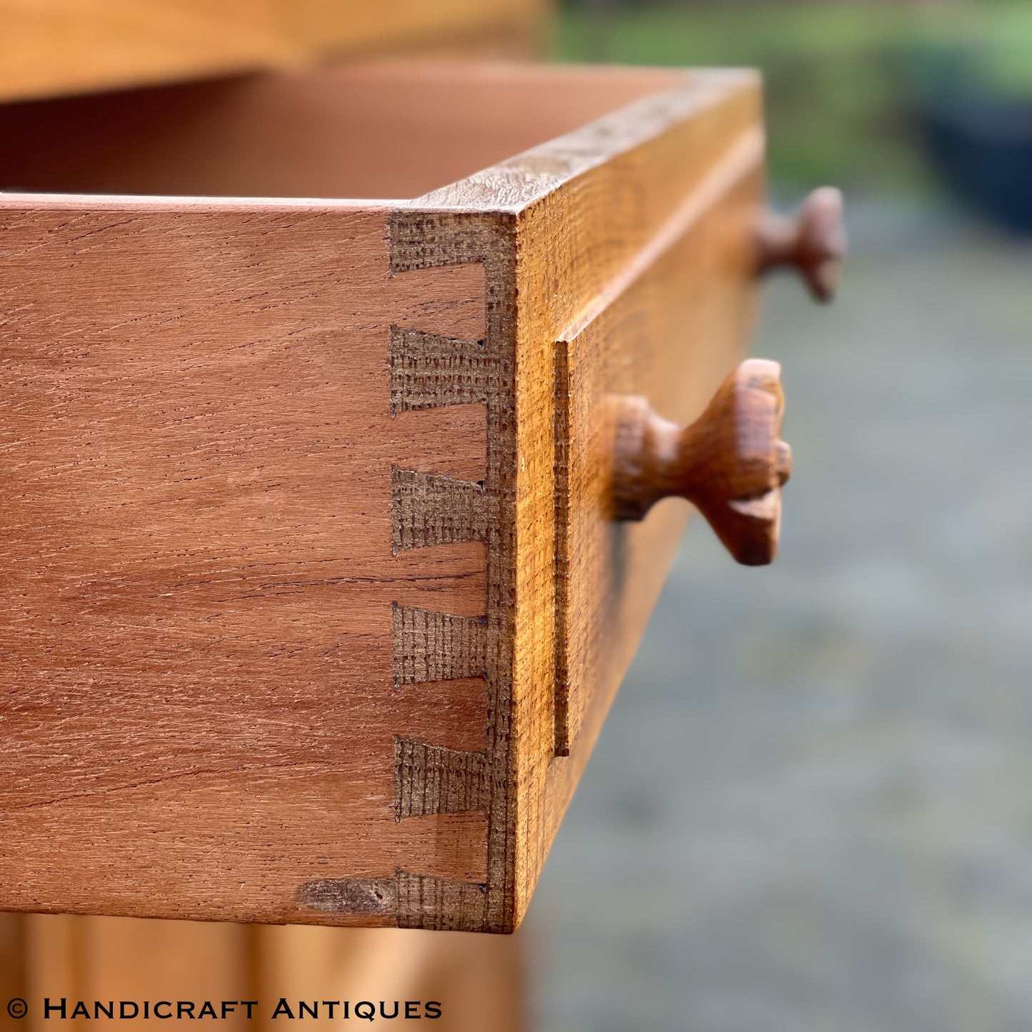 Colin 'Beaverman' Almack (Ex-Mouseman) Arts & Crafts Yorkshire School English Oak Sideboard