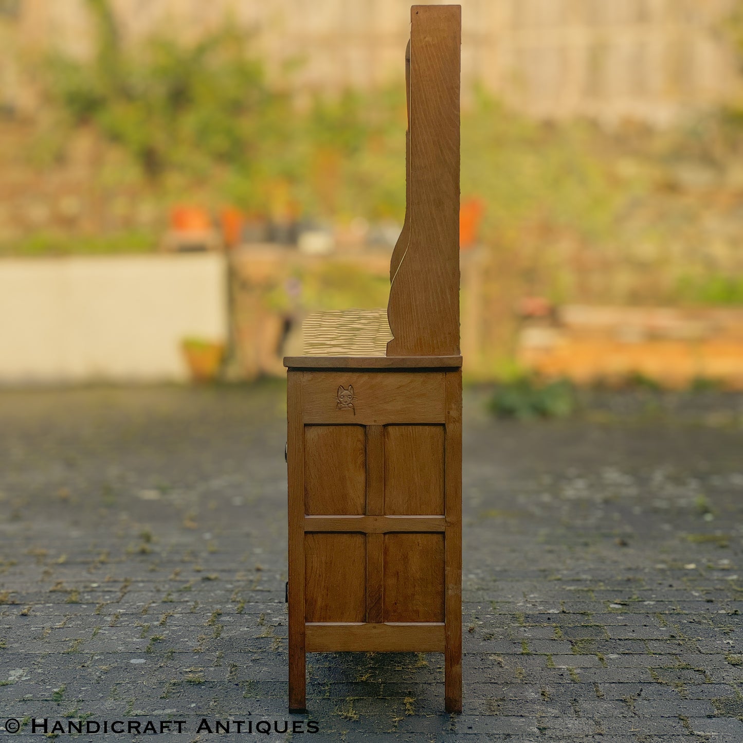 Cat & Mouseman (Ex-Mouseman) Arts & Crafts Yorkshire School English Oak Dresser