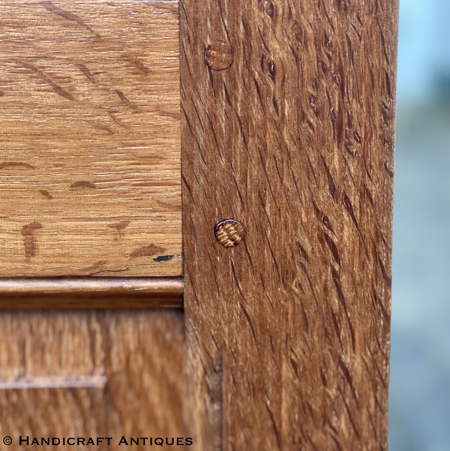 Colin 'Beaverman' Almack (Ex-Mouseman) Arts & Crafts Yorkshire School English Oak Sideboard