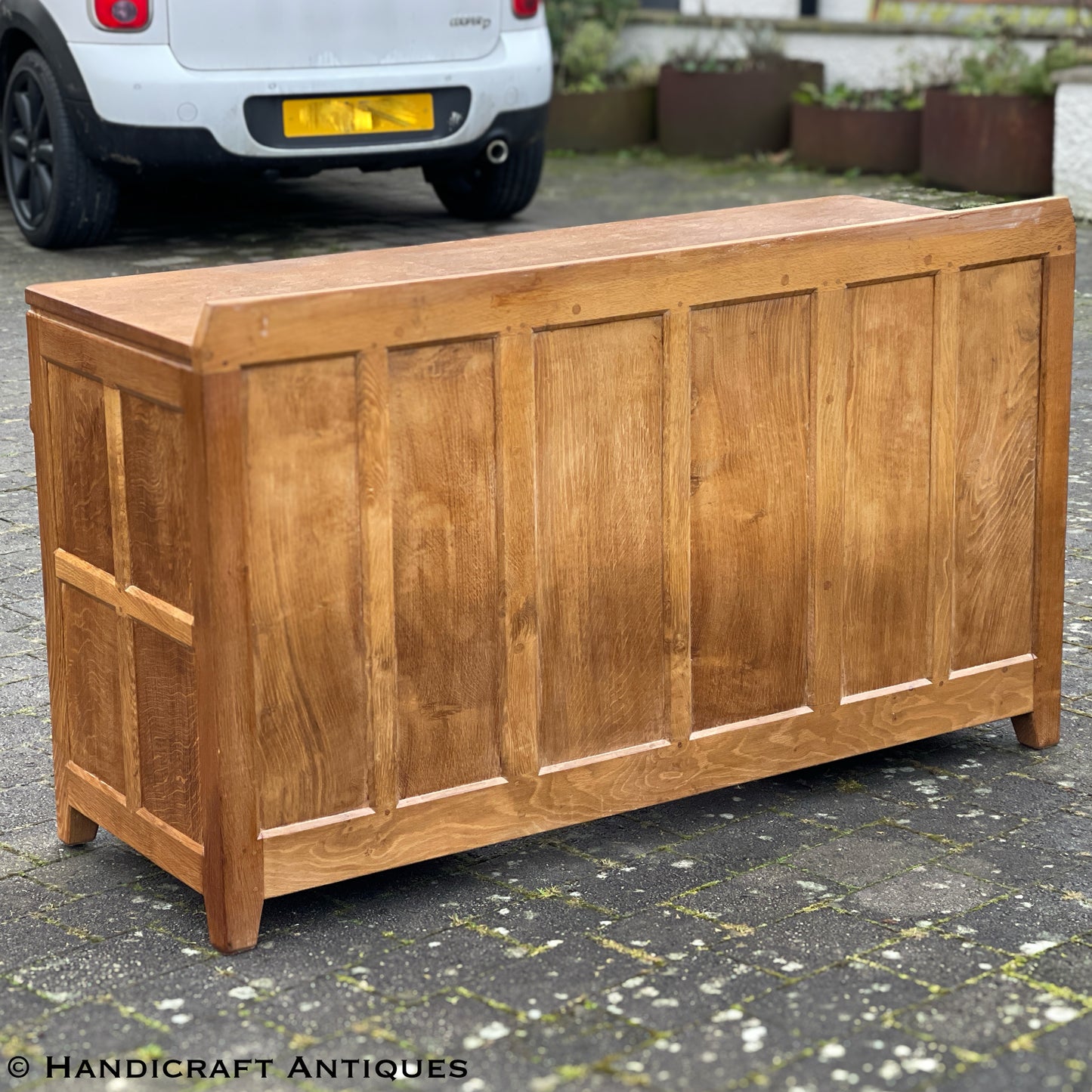 Peter ‘Rabbitman’ Heap Arts & Crafts Yorkshire School English Oak Desk