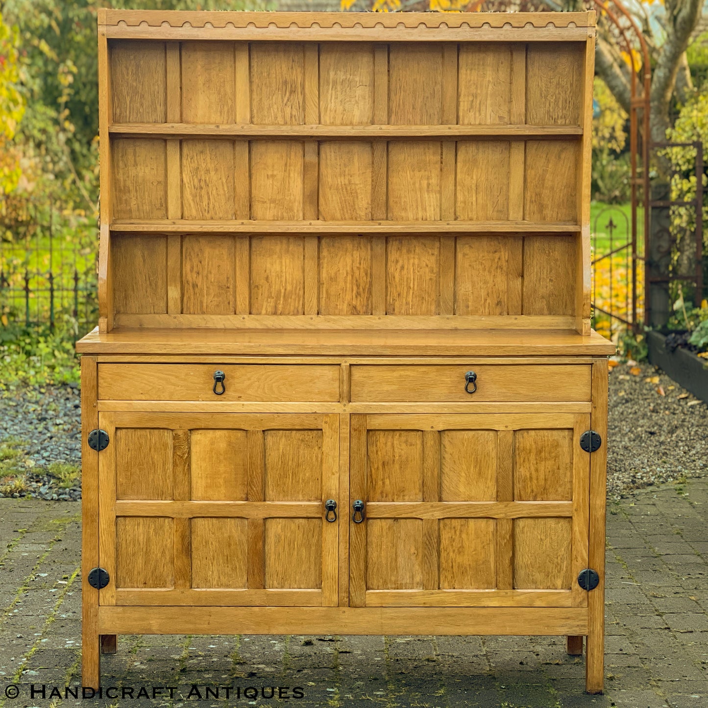 Cat & Mouseman (Ex-Mouseman) Arts & Crafts Yorkshire School English Oak Dresser