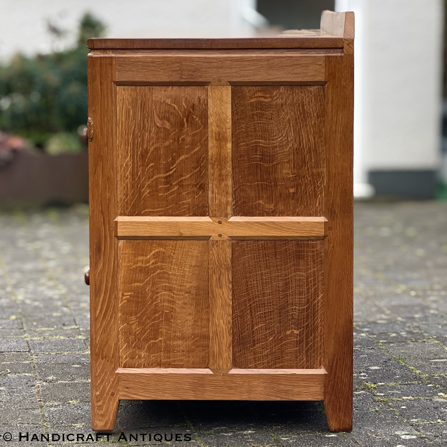 Peter ‘Rabbitman’ Heap Arts & Crafts Yorkshire School English Oak Desk