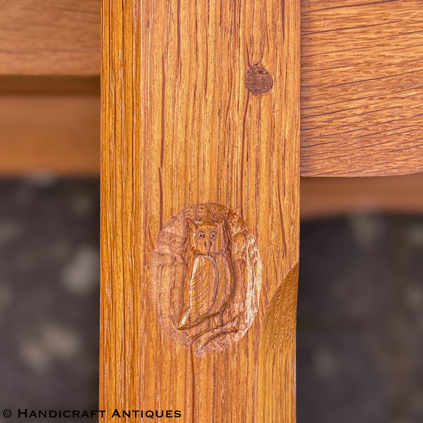 Albert Harrison Arts & Crafts Yorkshire School English Oak Dining Table