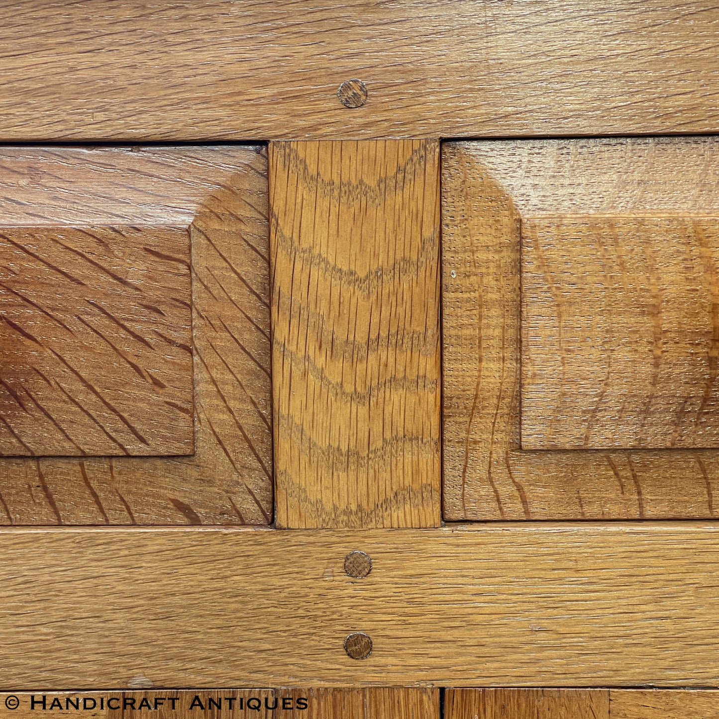 Colin 'Beaverman' Almack (Ex-Mouseman) Arts & Crafts Yorkshire School English Oak Sideboard