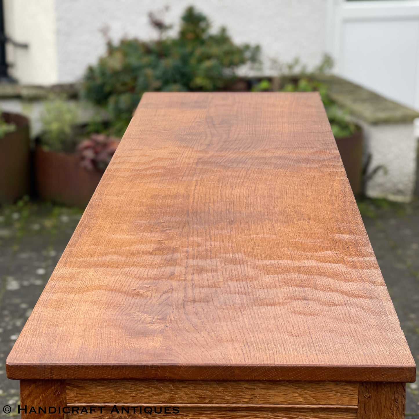 Colin 'Beaverman' Almack (Ex-Mouseman) Arts & Crafts Yorkshire School English Oak Sideboard