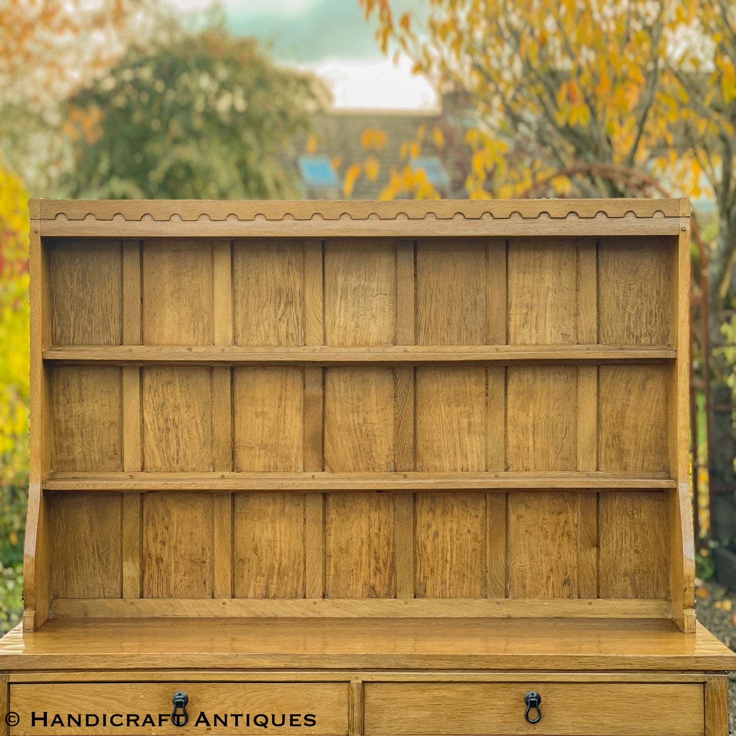 Cat & Mouseman (Ex-Mouseman) Arts & Crafts Yorkshire School English Oak Dresser
