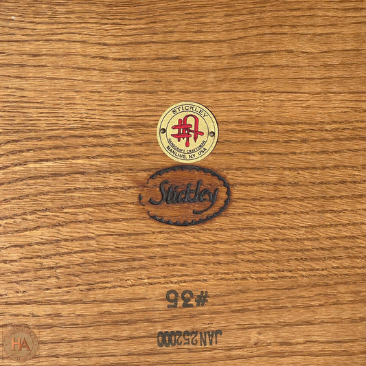 Stickley Arts & Crafts Mission School Oak Lamp Table 2001.