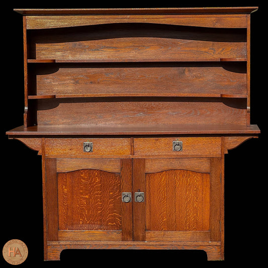 Liberty & Co Arts & Crafts Cotswold School English Oak ‘Cottage’ Dresser