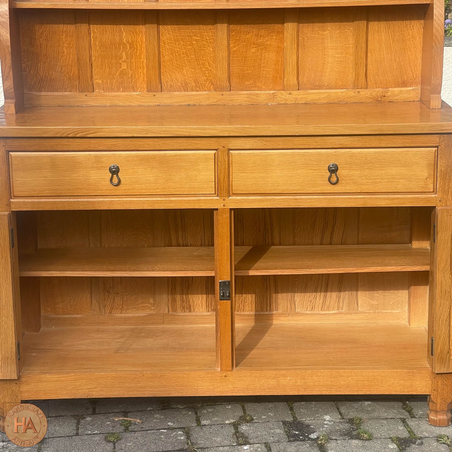Cat & Mouseman (Ex-Mouseman) Arts & Crafts Yorkshire School English Oak Dresser