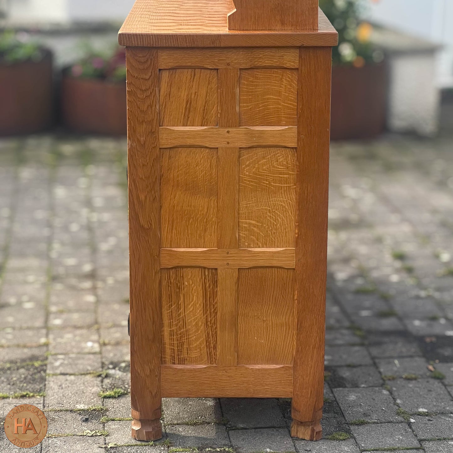 Cat & Mouseman (Ex-Mouseman) Arts & Crafts Yorkshire School English Oak Dresser
