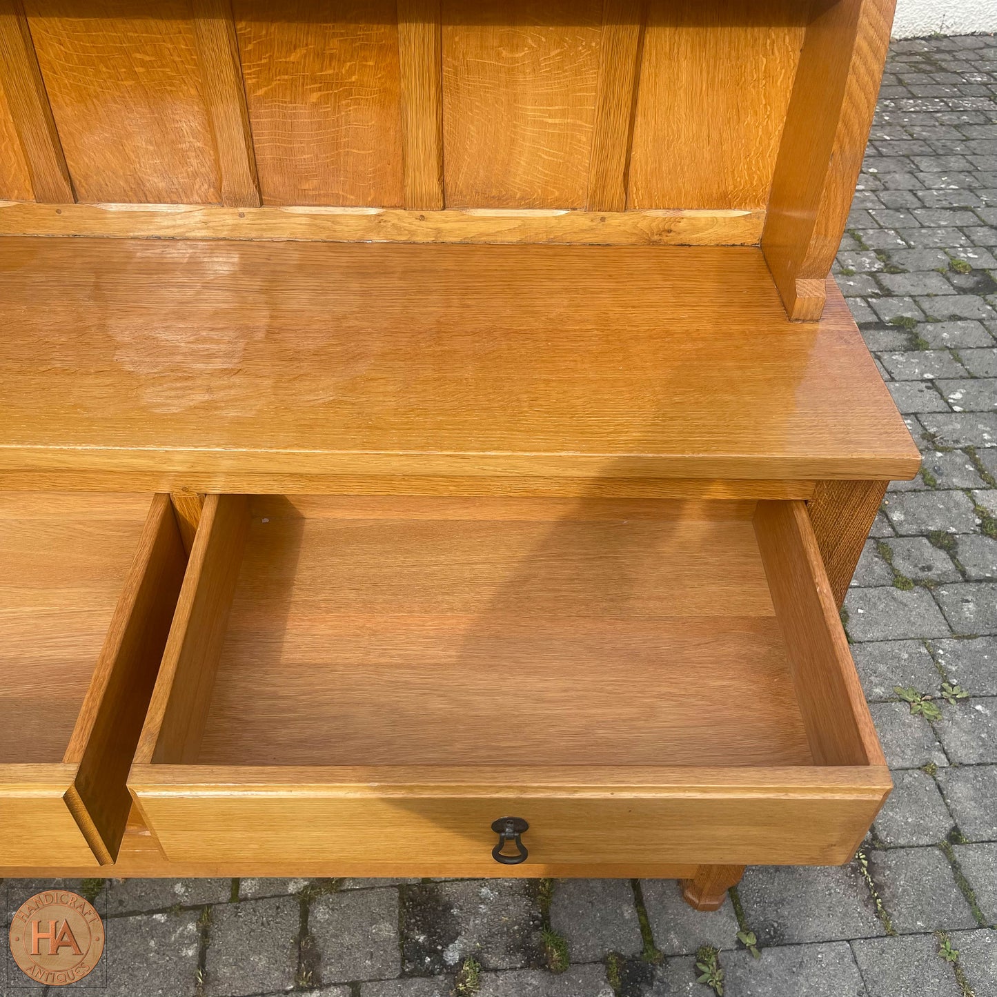Cat & Mouseman (Ex-Mouseman) Arts & Crafts Yorkshire School English Oak Dresser