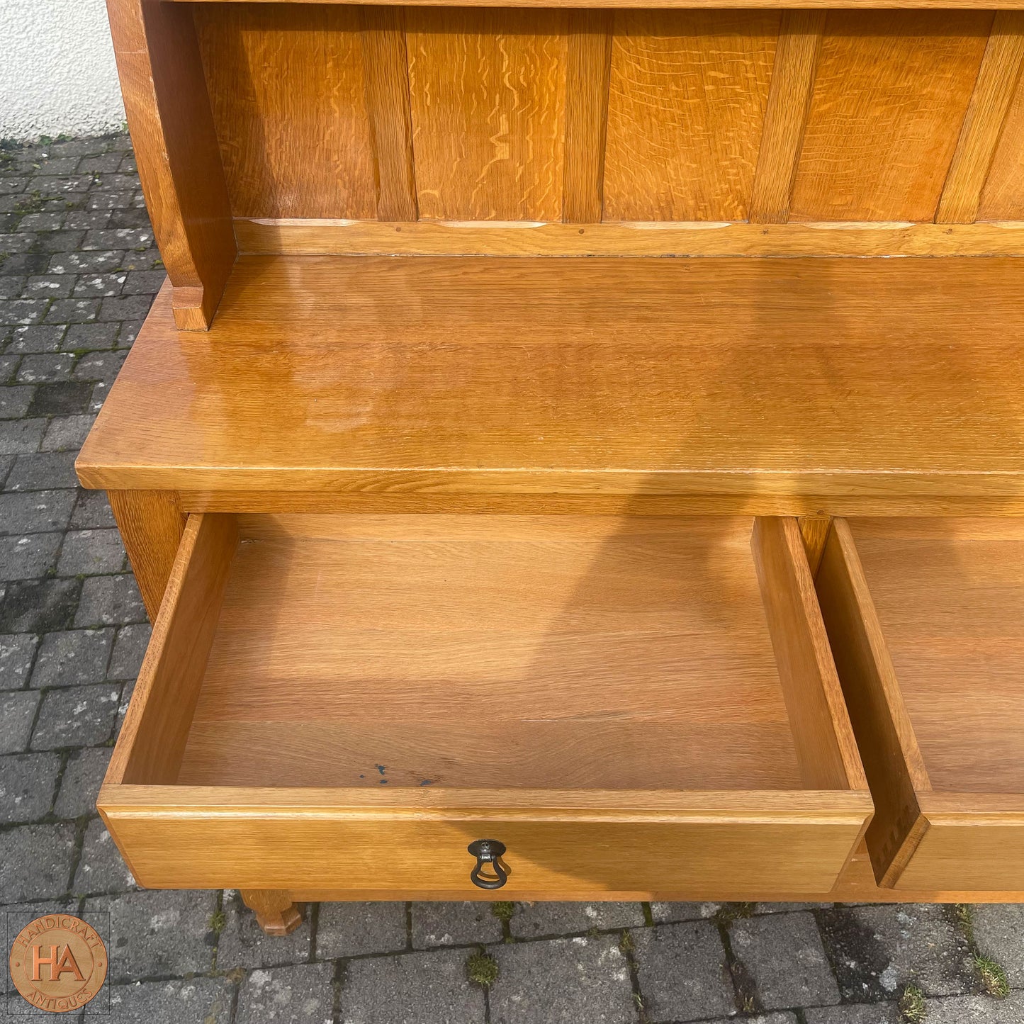 Cat & Mouseman (Ex-Mouseman) Arts & Crafts Yorkshire School English Oak Dresser