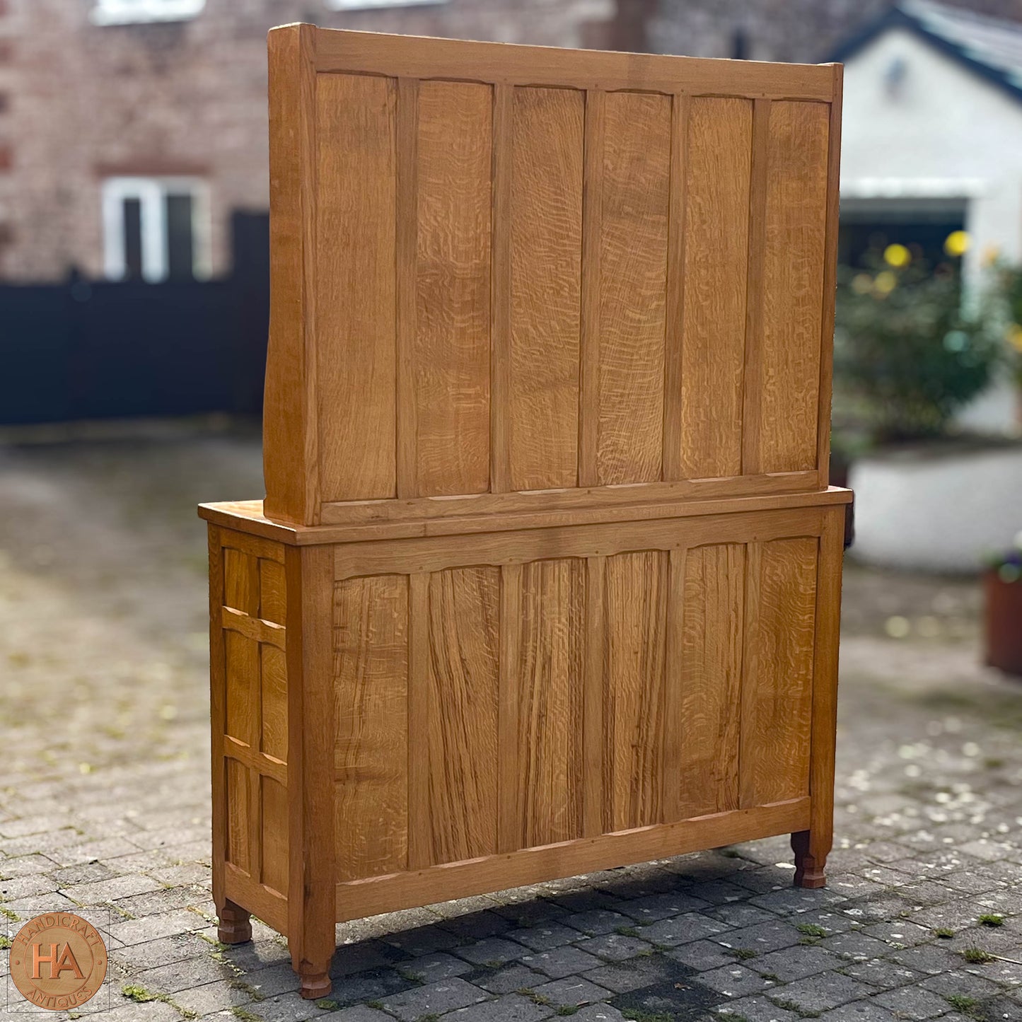 Cat & Mouseman (Ex-Mouseman) Arts & Crafts Yorkshire School English Oak Dresser